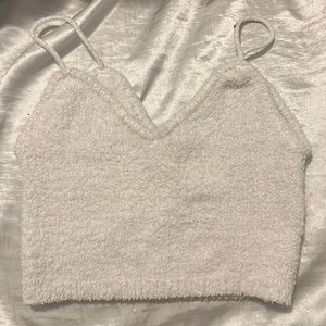 White crop top